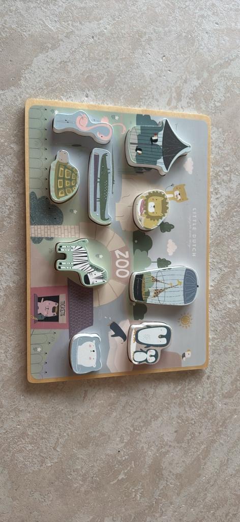Houten legpuzzel zoo little dutch, Ophalen, Zo goed als nieuw, Overige typen