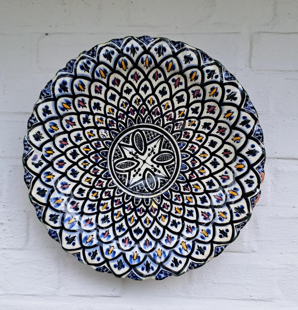 Assiette décorative en céramique du Maroc, Enlèvement ou Envoi