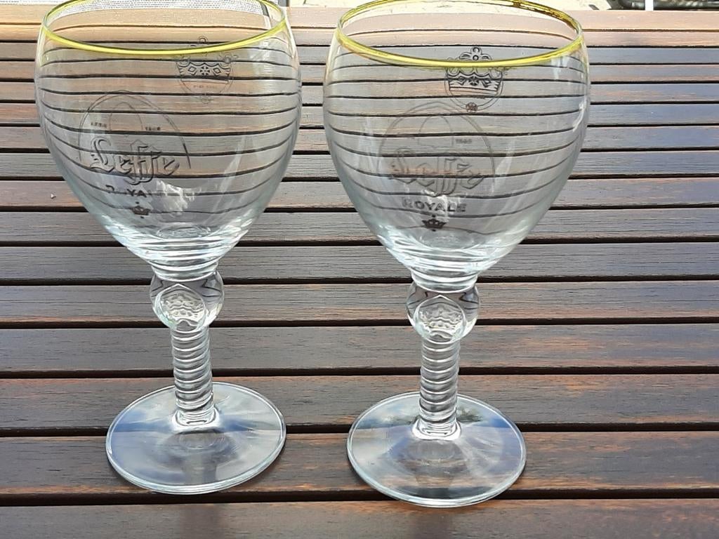2 verres leffe royale, Collections, Enlèvement ou Envoi, Leffe
