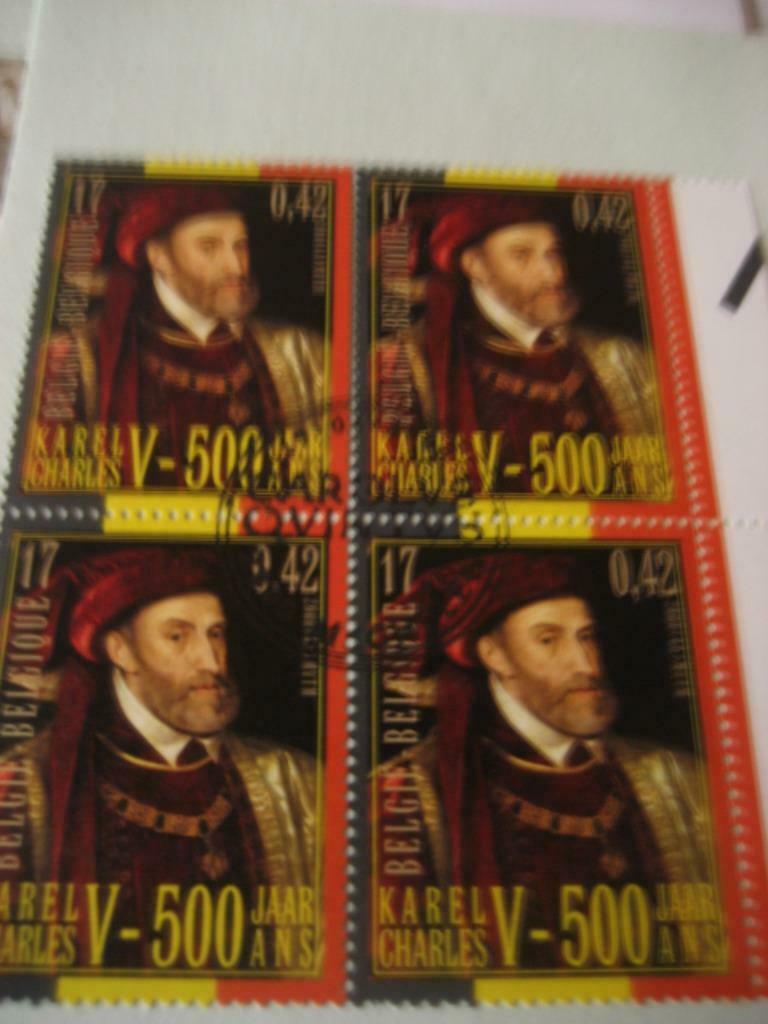 Blokje van 4 postzegels 2887, Ophalen of Verzenden, Gestempeld, 1e dag stempel, Koninklijk huis