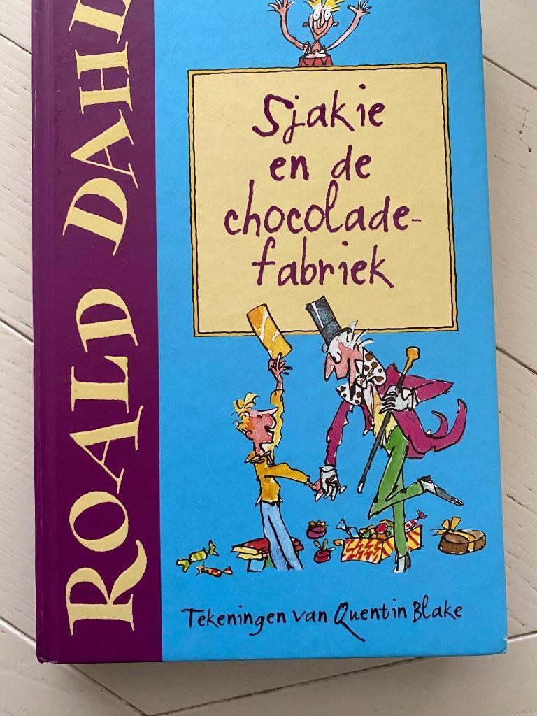 Roald Dahl, Sjakie en de chocoladefabriek, Boeken, Ophalen of Verzenden, Zo goed als nieuw