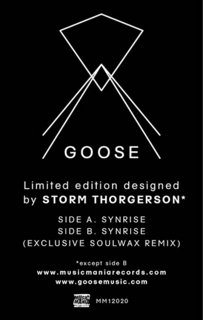 GOOSE - SYNRISE - LIMITED EDITION 12" VINYL PICTURE DISC, Verzenden, Maxi-single, Dance, 12 inch