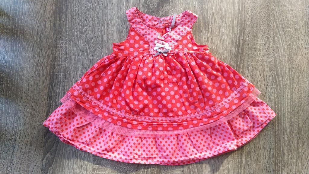 Jurk 68, Kinderen en Baby's, Babykleding | Maat 68, Ophalen, Gebruikt, Meisje, Jurkje of Rokje