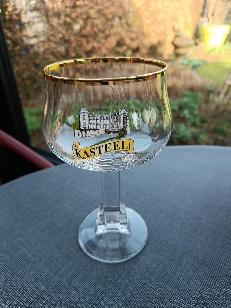 Kasteelbier. Inhoud: 0,33 L. M 10 0112. Ritzenhoff., Verzamelen, Ophalen of Verzenden, Zo goed als nieuw, Bierglas