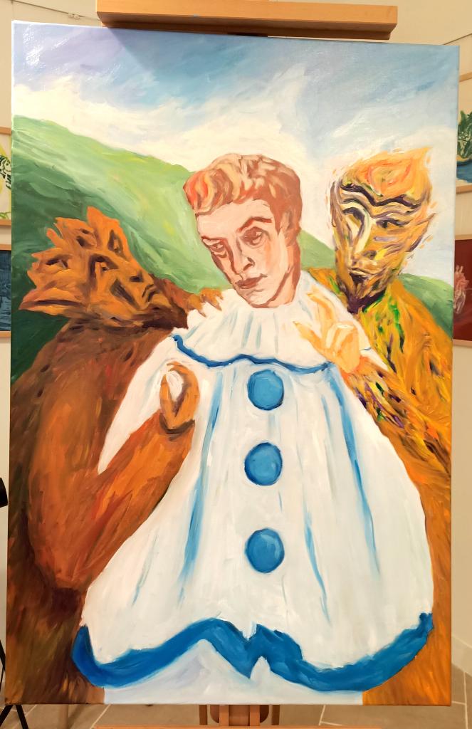 Olieverfschilderij "De Wanhoop", Ophalen