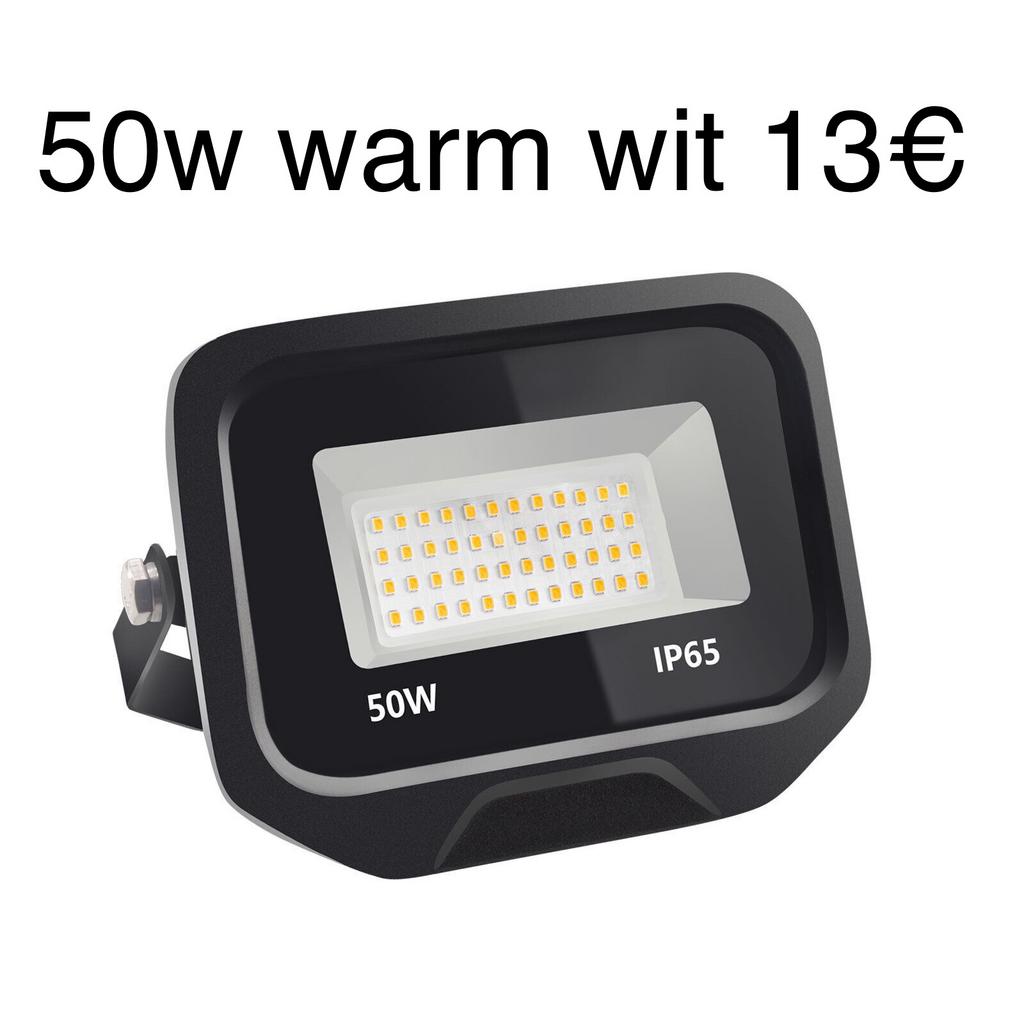 Projecteur LED 50W nouveau !, Bricolage & Construction, Éclairage de chantier, Neuf, Lampe avec luminaire, 50 à 200 watts, Enlèvement ou Envoi