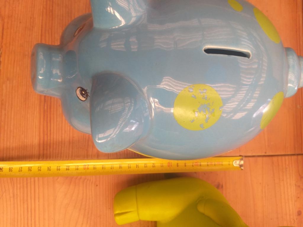2 spaarpotten, Verzamelen, Spaarpotten, Ophalen, Zo goed als nieuw, Overige materialen, Dier