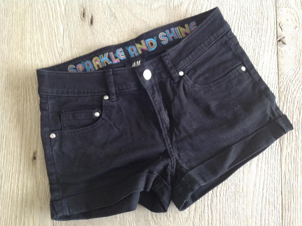 H&M jeansshortje laag model stretch, Broek, Meisje, Ophalen of Verzenden, Zo goed als nieuw