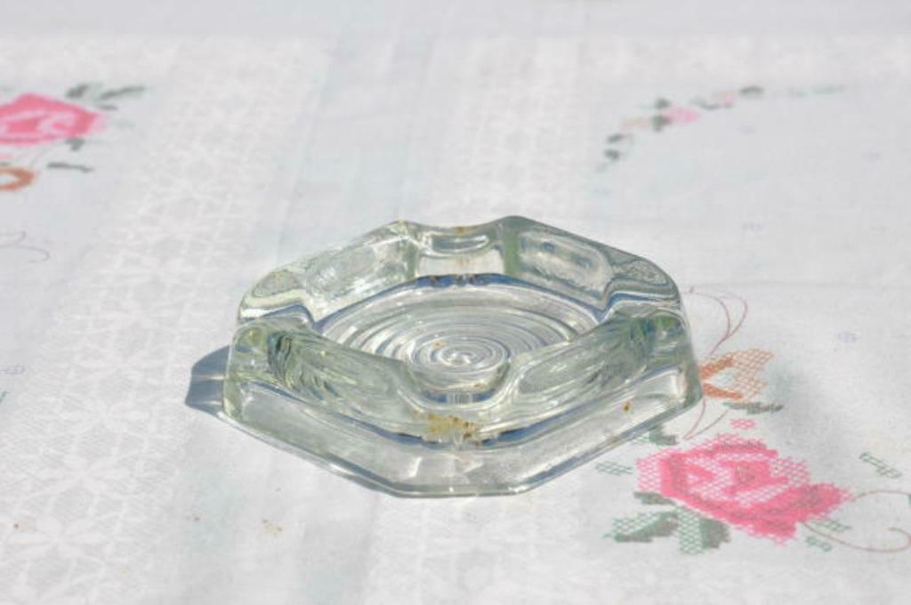 §  cendrier en verre annee 50, Ophalen of Verzenden