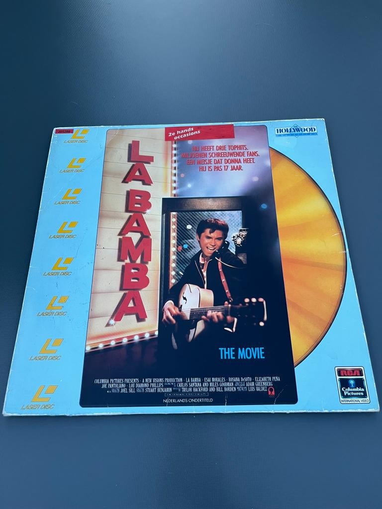 La Bamba – The Movie (LaserDisc) | Nederlandse uitgave, Verzamelen, Ophalen of Verzenden, Gebruikt, Film, Overige typen