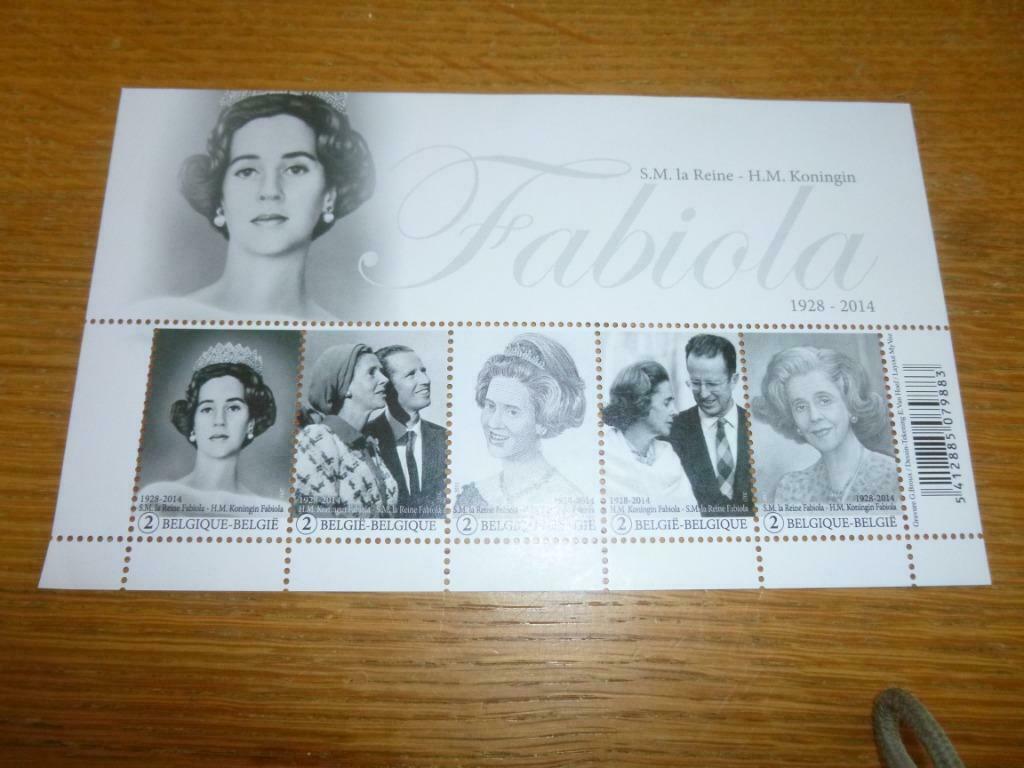 Feuillet S.M.la Reine Fabiola, Neuf, Enlèvement ou Envoi, Non oblitéré, Maison royale
