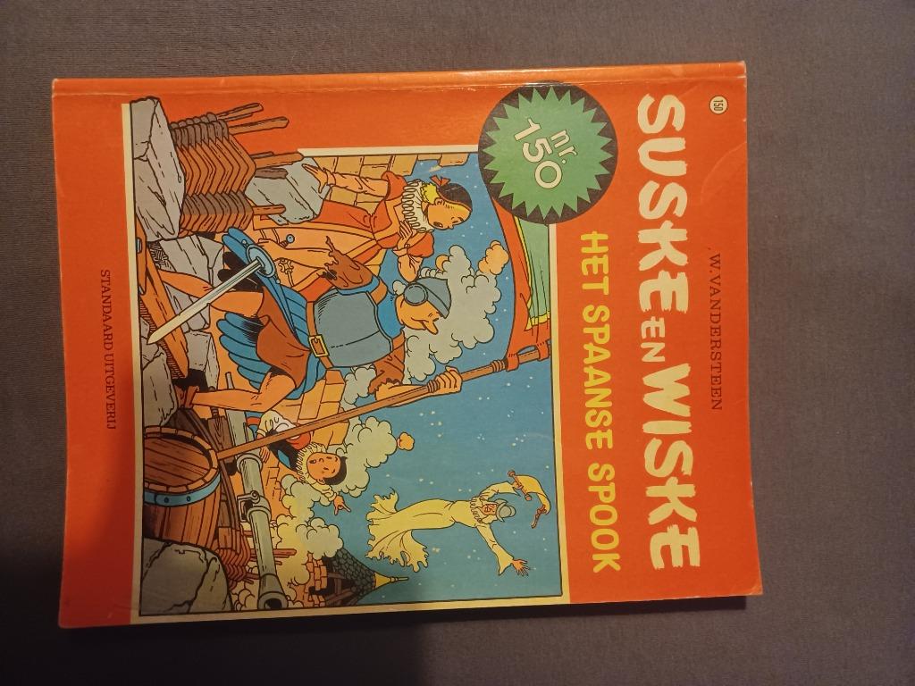 Suske en wiske nr 150 "het spaanse spook" eerste druk, Boeken, Willy Vandersteen, Eén stripboek, Ophalen of Verzenden, Zo goed als nieuw