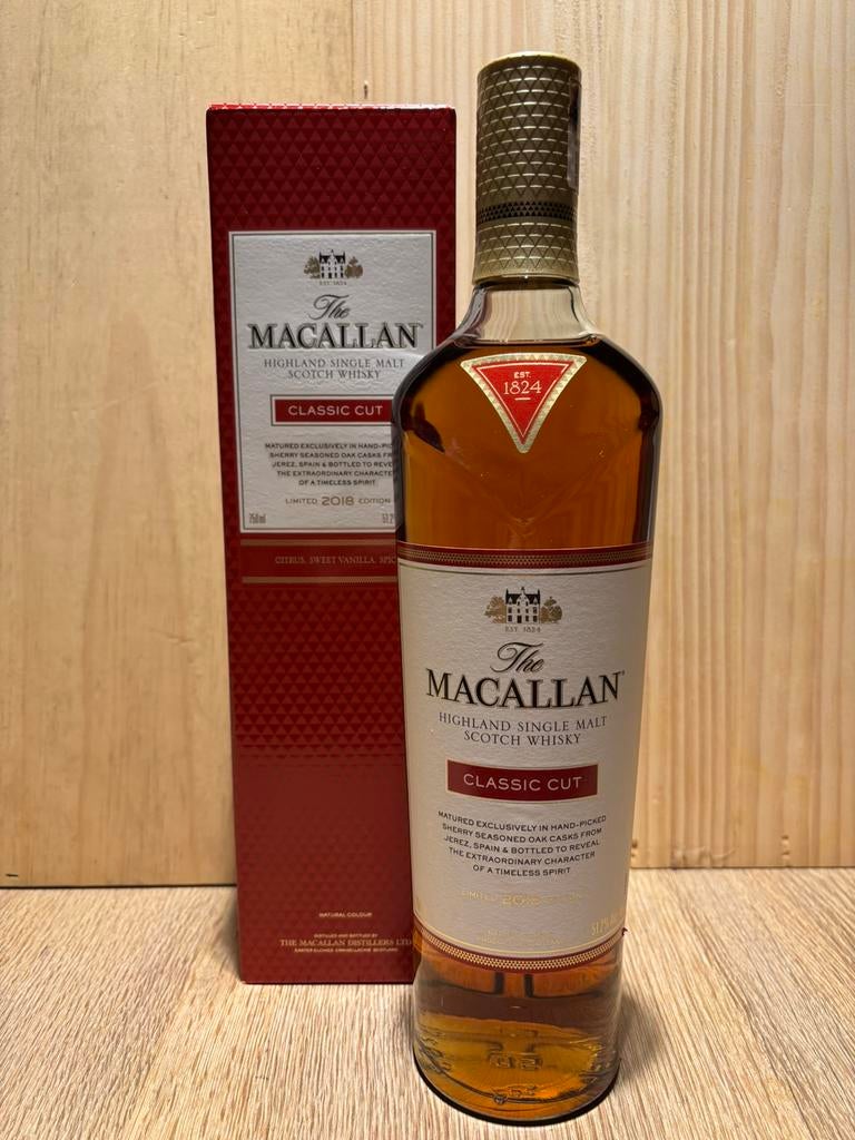 The Macallan whisky Classic Cut 2018 - in topstaat, Collections, Enlèvement ou Envoi, Comme neuf