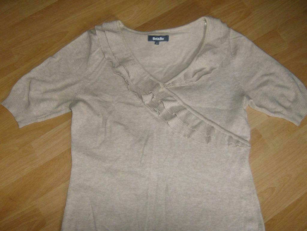 jurk ecru merk bel & bo - maat l - als nieuw, Kleding | Dames, Jurken, Bel & Bo, Ophalen of Verzenden, Zo goed als nieuw, Maat 42/44 (L)