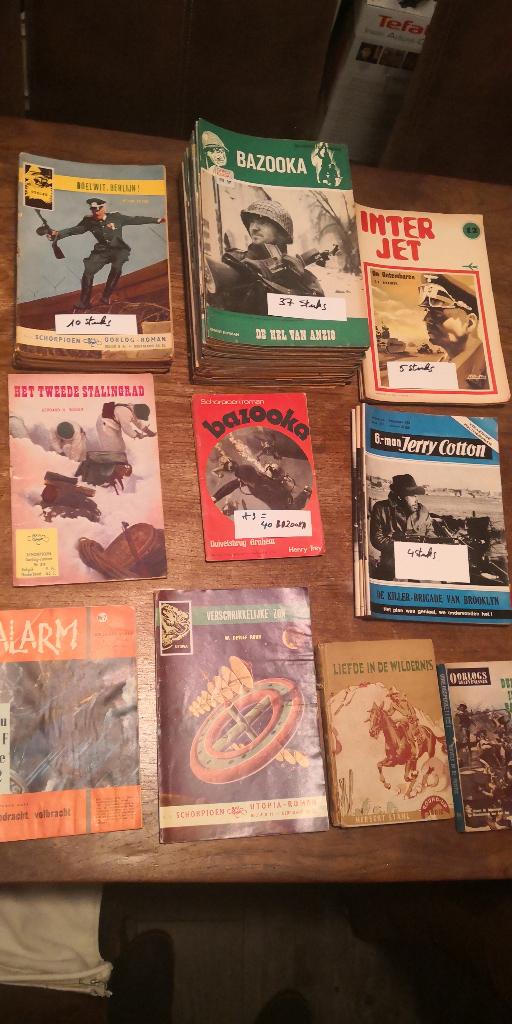 de schorpioen oorlogsroman bazooka jaren 60 + varia, Boeken, Ophalen of Verzenden, Gelezen