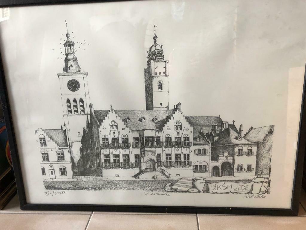 Pentekening Diksmuide, Ophalen