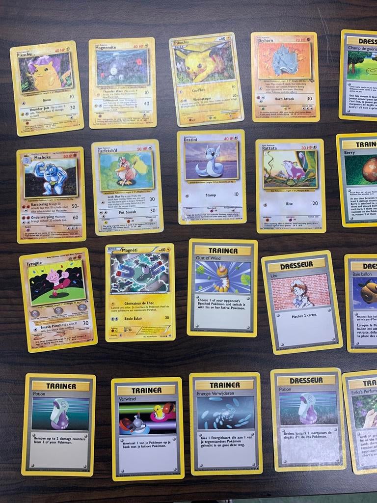 Carte pokemon ancien, Enlèvement, Utilisé