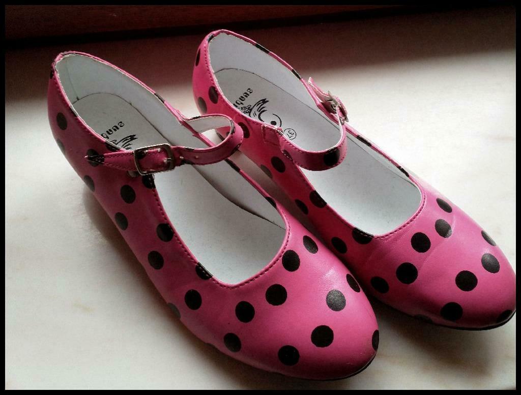 Roze spaanse dansschoenen 37, Pumps, Verzenden, Zo goed als nieuw, Roze
