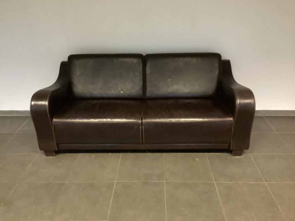 Moderne leren sofa, Ophalen, Zo goed als nieuw, Leer, Modern