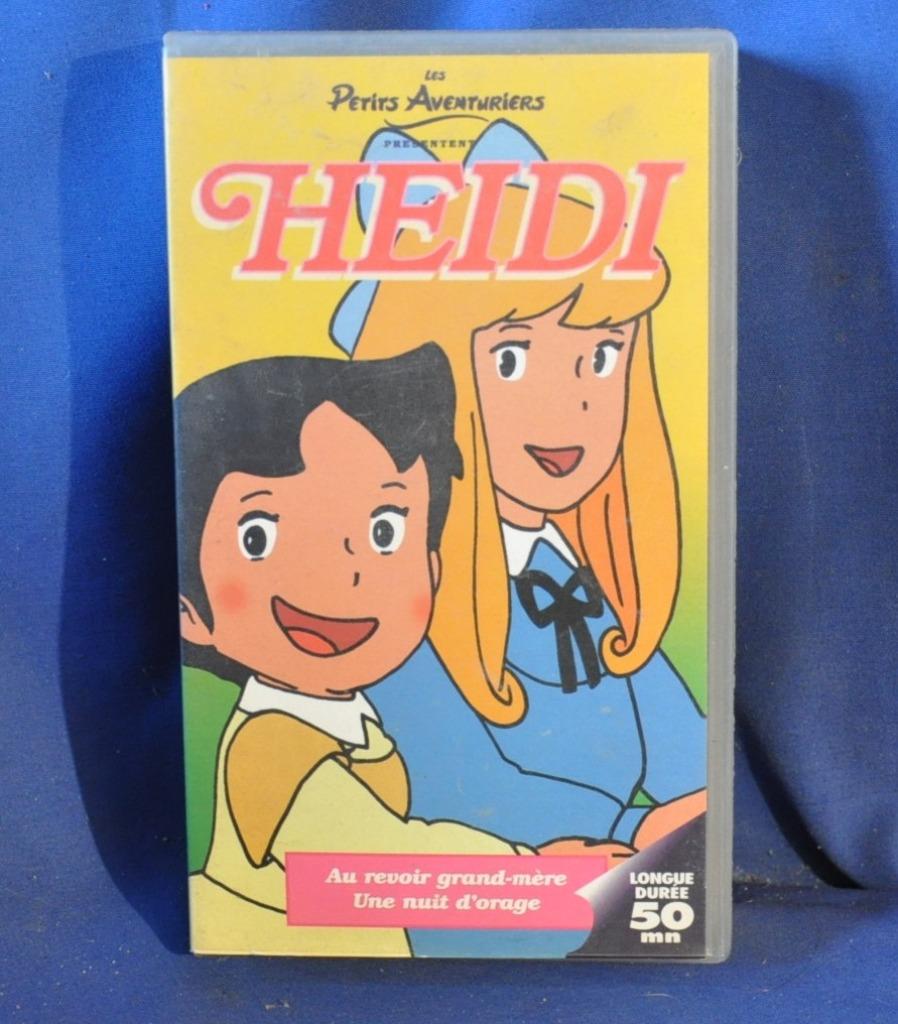 cassette vhs dessin animé heidi, Ophalen of Verzenden, Gebruikt