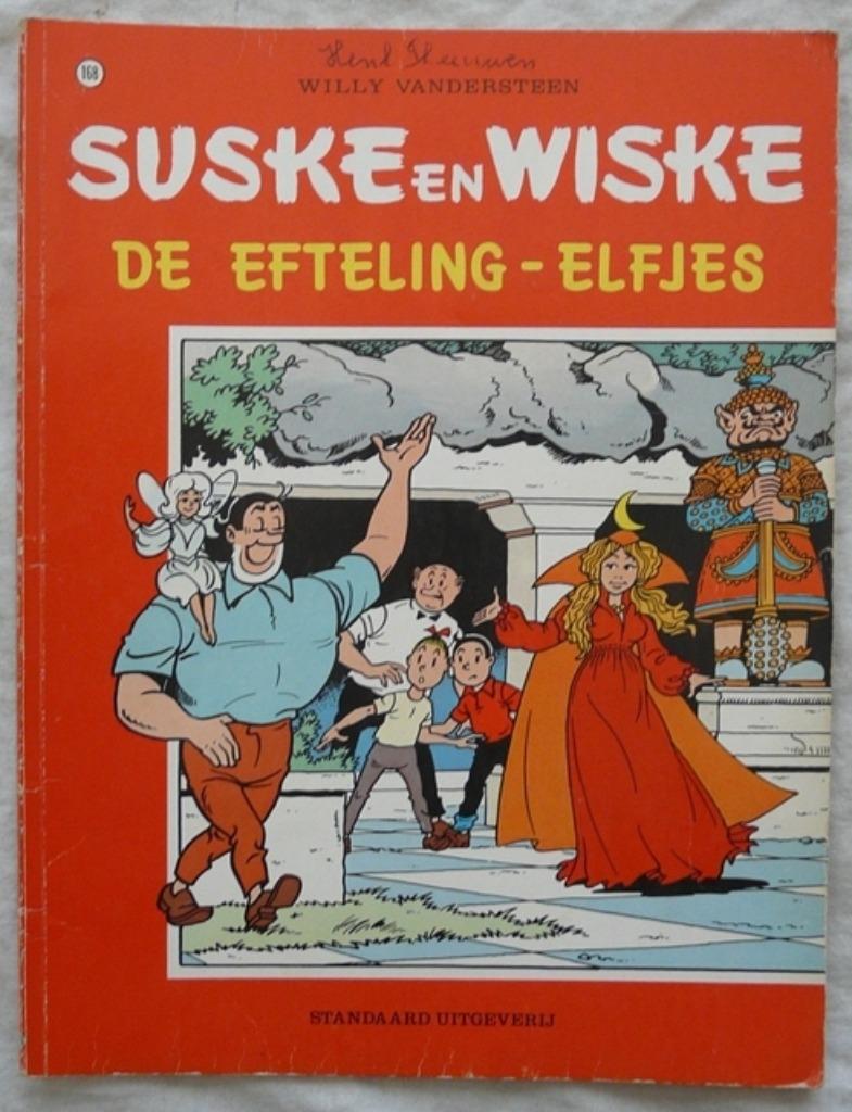 Strip, Suske en Wiske, De Efteling - Elfjes, Nr168, 1978.(1), Enlèvement ou Envoi, Willy Vandersteen, Une BD, Utilisé