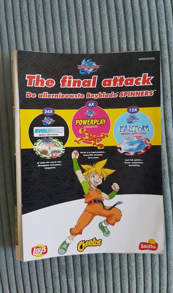 Spinners Beyblade folder 73 t/m 114 erop, verzamel item LAYS, Verzenden, Spiek, Overige typen