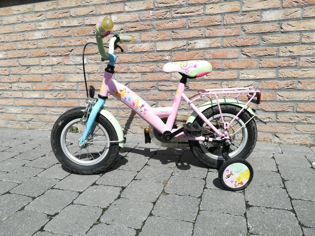 Kinderfiets, Fietsen en Brommers, Ophalen, Gebruikt, Minder dan 16 inch, Zijwieltjes