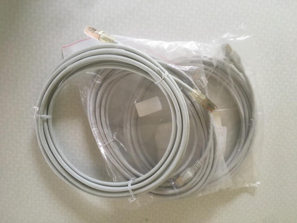 Netwerkkabels NIEUW, 2m & 5m, U/UTP, CAT6   22stuks, Ophalen of Verzenden, Nieuw