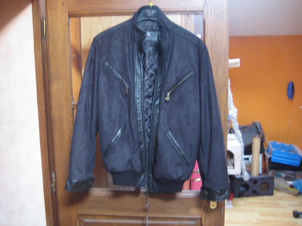 Veste cuir homme AC luxe collection taille XL ITALIE, Vêtements | Hommes, Neuf, Enlèvement ou Envoi, Taille 52/54 (L), Noir