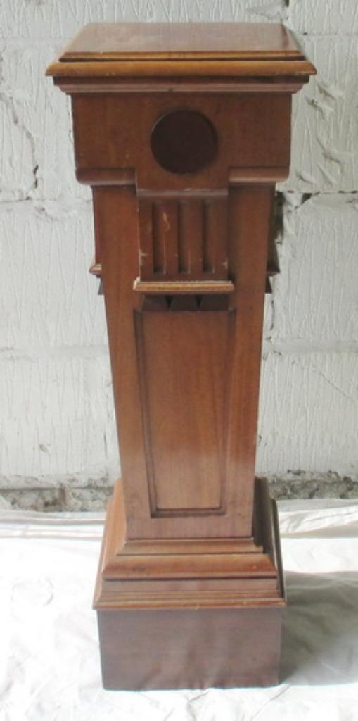 antieke art deco piedstal acajou bloemenstaander, Antiek en Kunst, Ophalen
