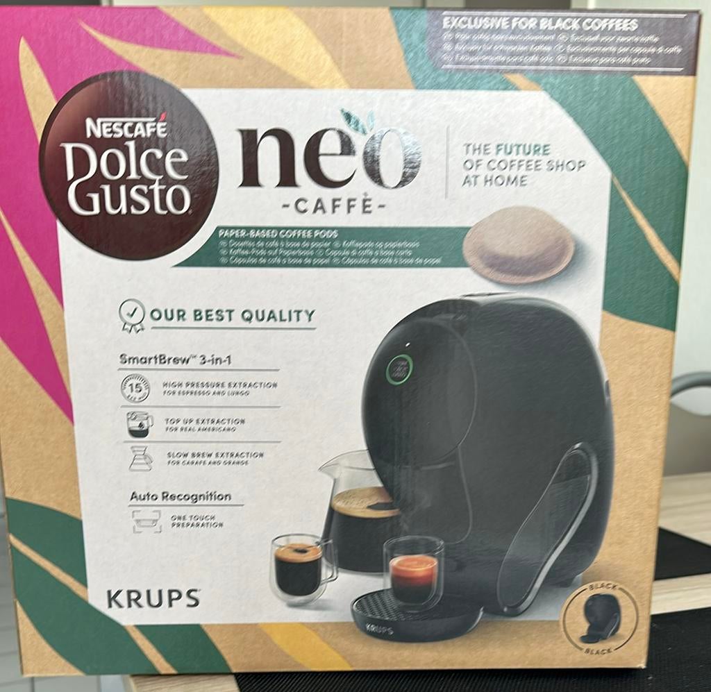 Krups NESCAFÉ DOLCE GUSTO NEO, Elektronische apparatuur, Ophalen, Overige modellen, Nieuw, Koffiepads en cups