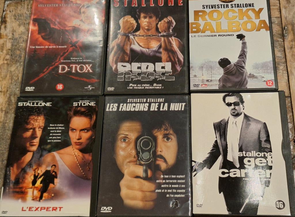 Sylvester Stallone Dvd's - 1,00€ per stuk, Vanaf 9 jaar, Ophalen of Verzenden, Gebruikt, Actiethriller