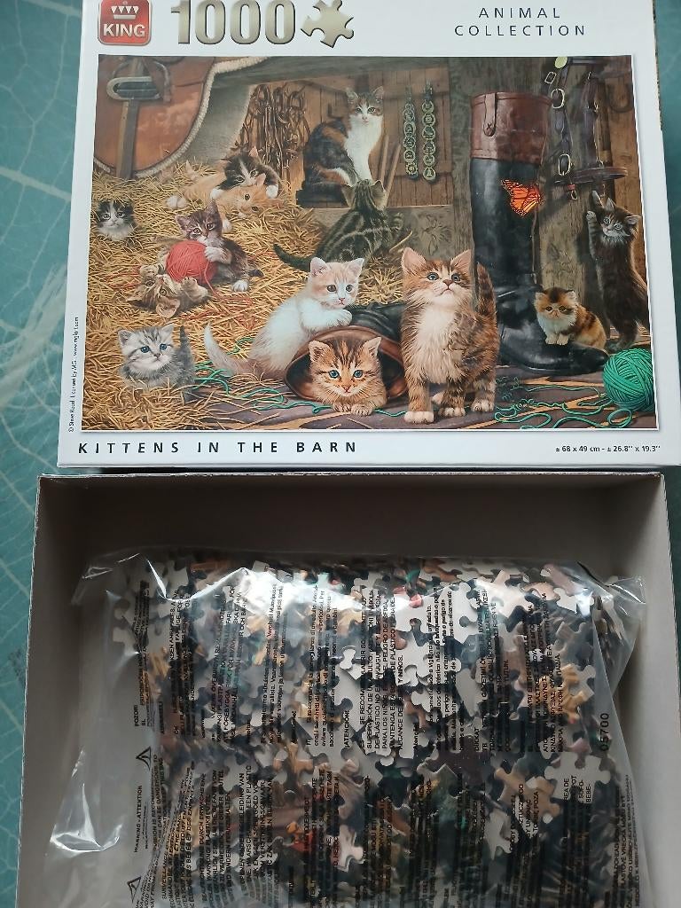Puzzel met katten, Hobby en Vrije tijd, Ophalen, Nieuw
