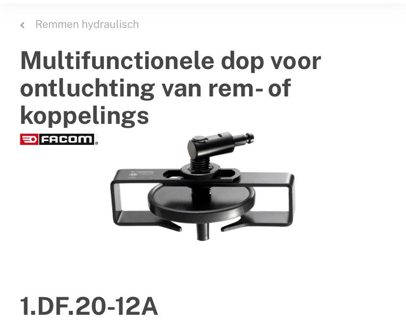 Facom ontluchter DF.20-12A, Ophalen of Verzenden