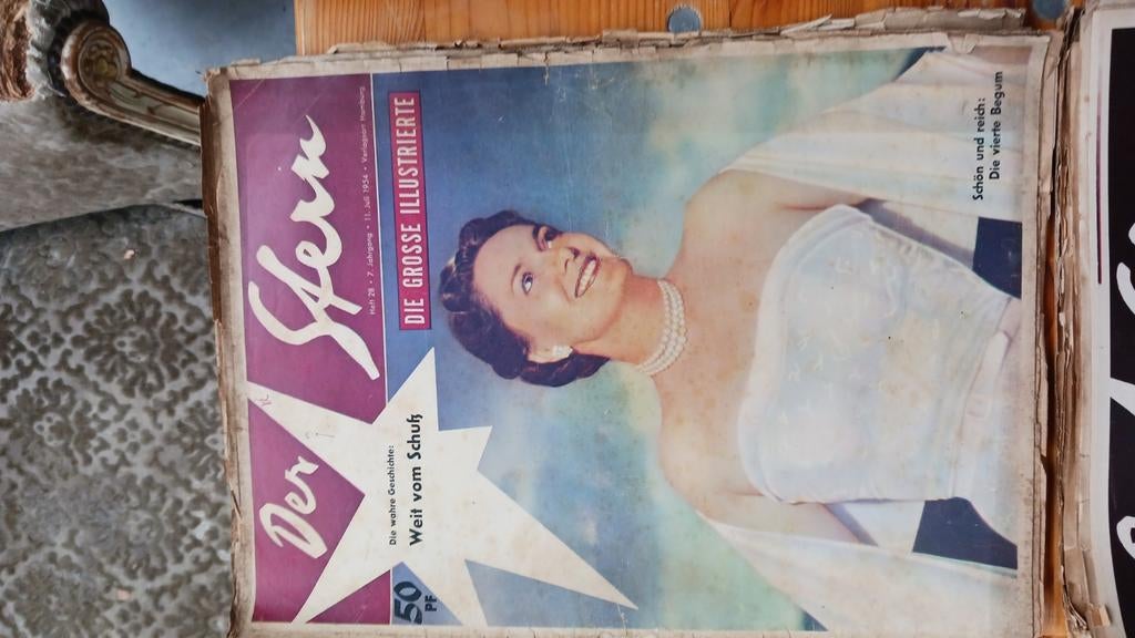 Revue allemande Der Stern 1954_1958, Enlèvement ou Envoi, Utilisé