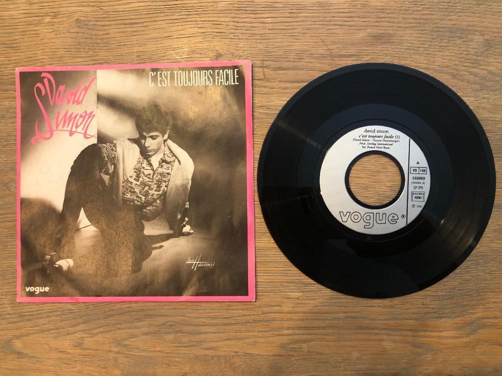 Single en vinyle de David Simon, Enlèvement ou Envoi, Single, Autres genres, Utilisé