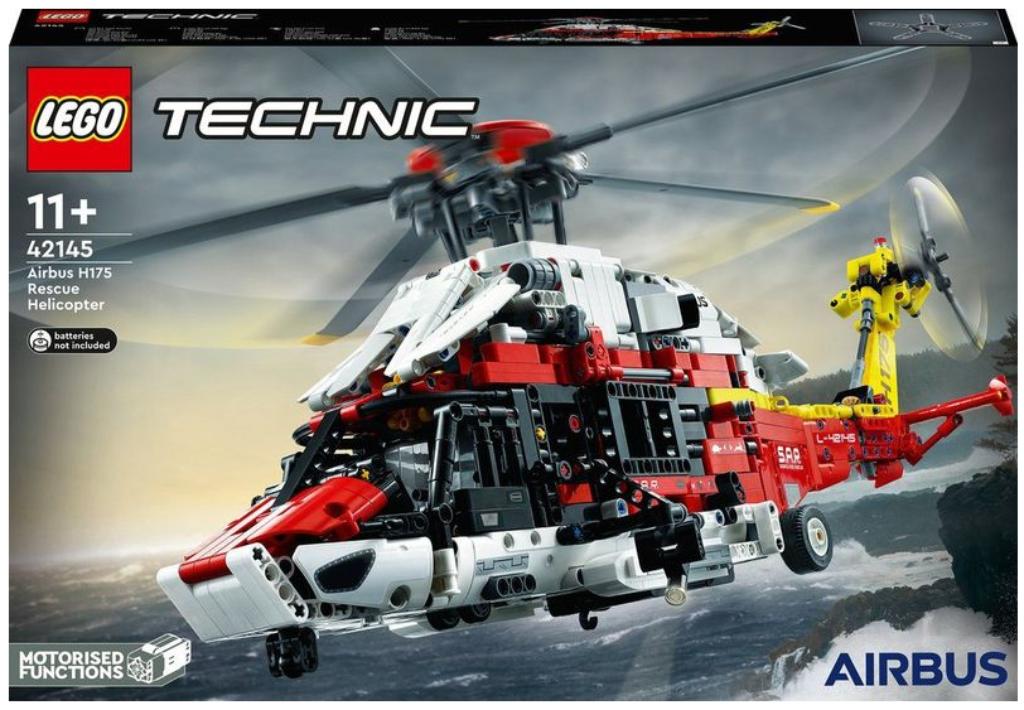 Hélicoptère de sauvetage Airbus H175 42145 Lego Technic, Enlèvement, Comme neuf, Ensemble complet, Lego
