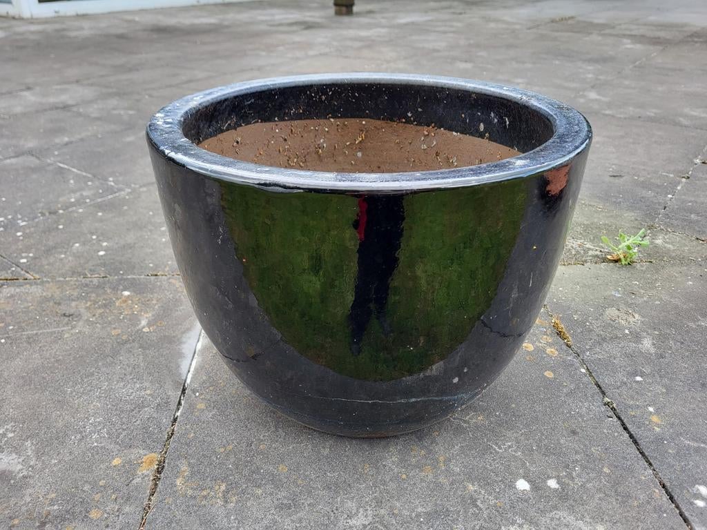 Pot de fleurs en céramique., Jardin & Terrasse, Enlèvement, Utilisé