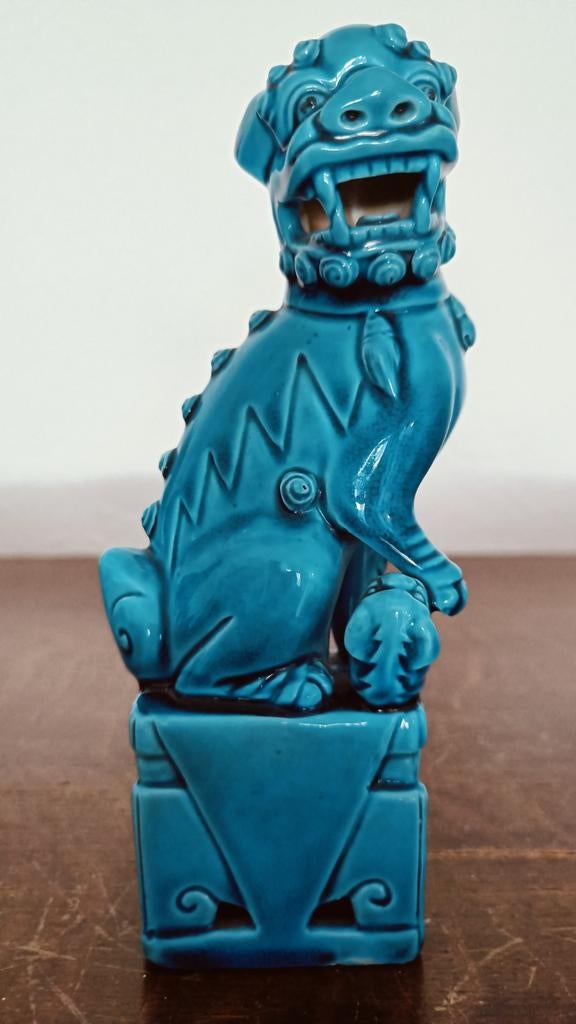 Foo Dog en céramique de 19 cm de haut., Enlèvement ou Envoi