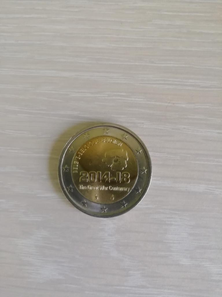 Pièce en euros 2014-18, Enlèvement ou Envoi, Belgique, 2 euros, Monnaie en vrac