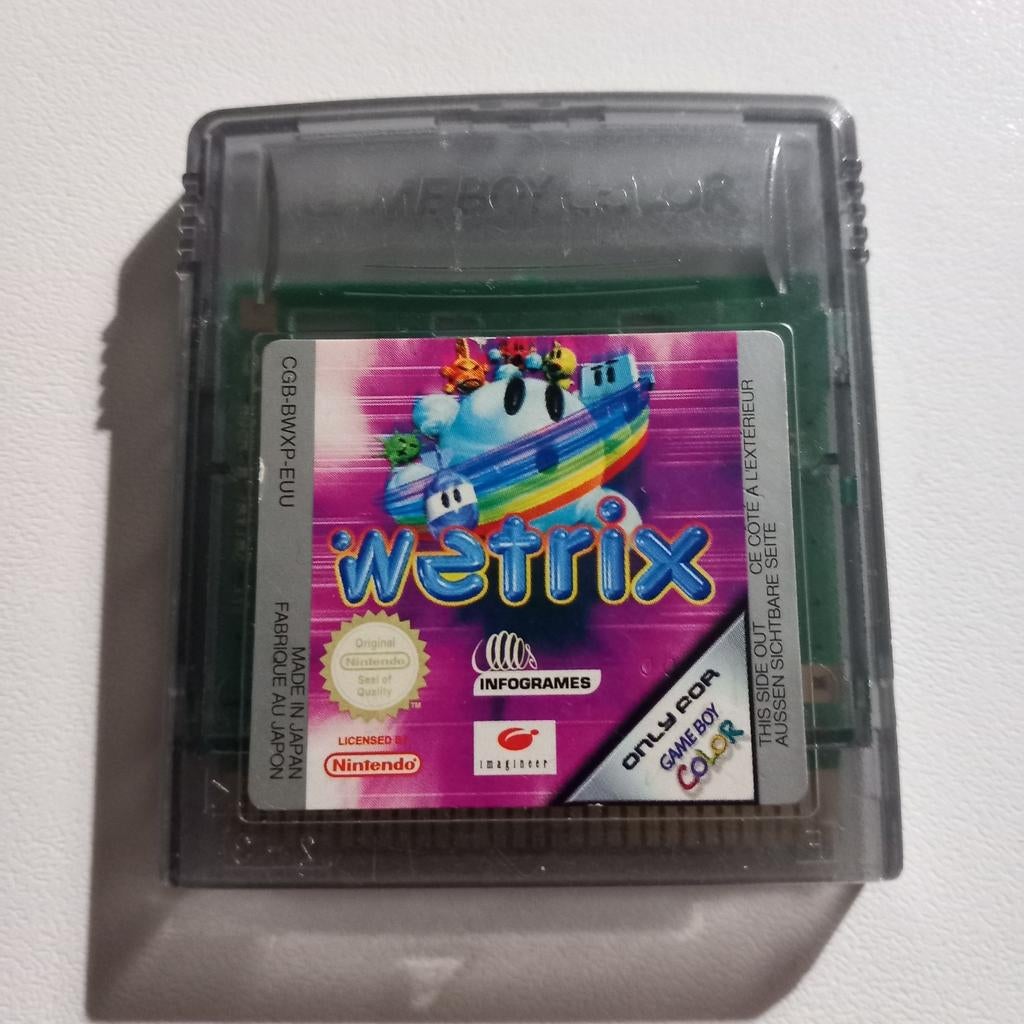 Wetrix Nintendo gameboy color, Games en Spelcomputers, Ophalen of Verzenden, Zo goed als nieuw