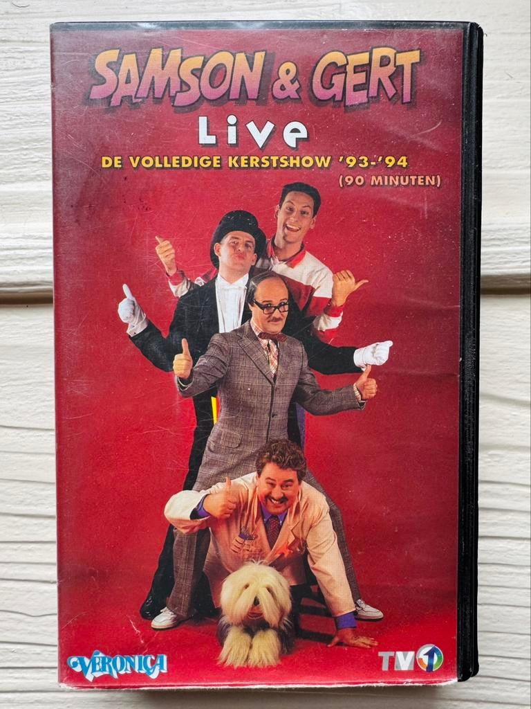 Samson & Gert VHS: De volledige kersthow ‘93 - ‘94, Cd's en Dvd's, Ophalen of Verzenden