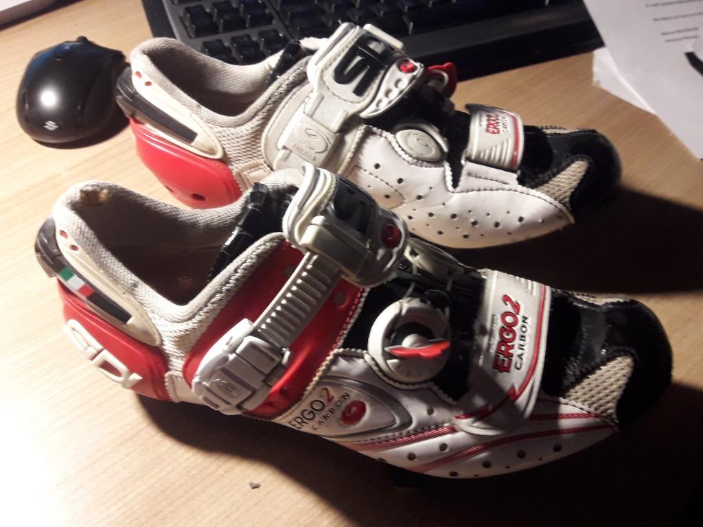 Koers schoenen Sidi  Ergo2 carbon, Fietsen en Brommers, Gebruikt, SIDI, Schoenen, Ophalen of Verzenden