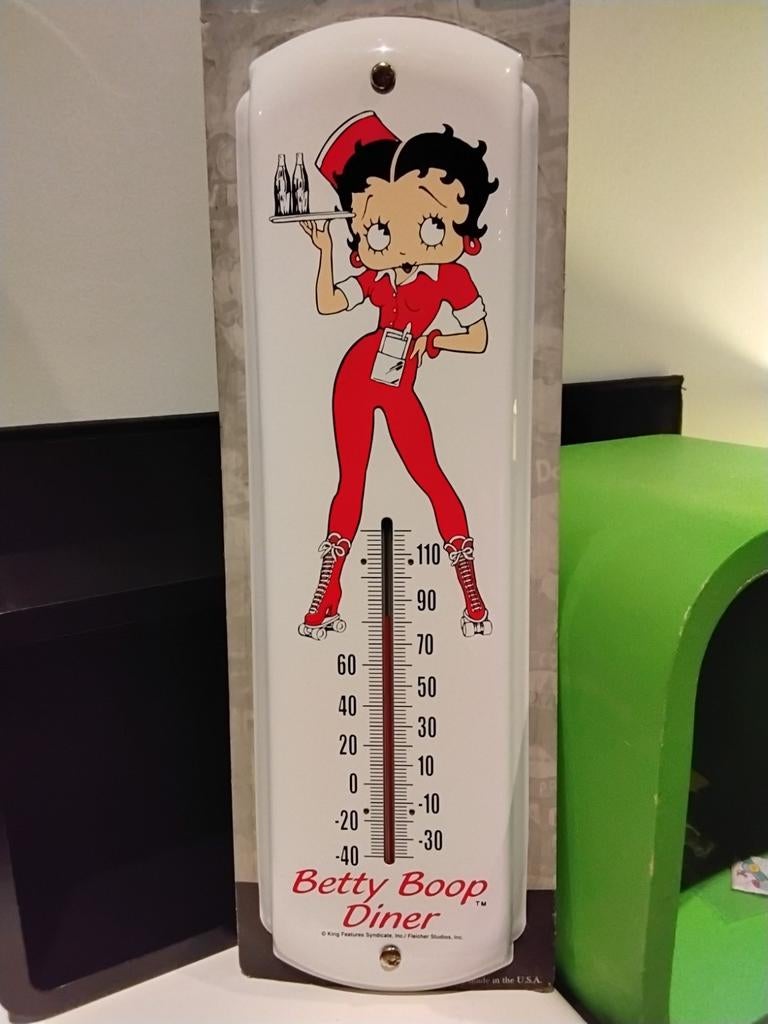 Caractéristiques du thermomètre mural original Betty Boop Di, Enlèvement ou Envoi, Maison et Meubles