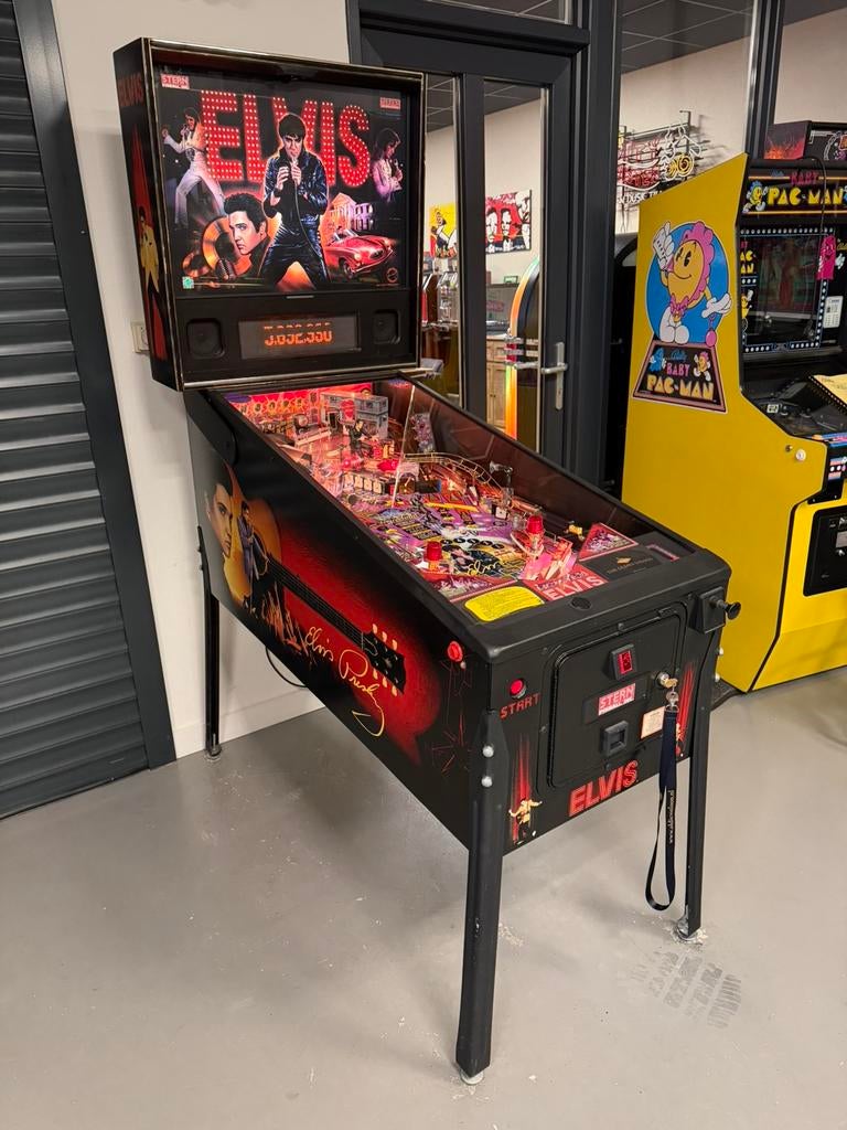 Prachtige flipperkast Stern Elvis Presley Pinbal, Comme neuf, Enlèvement, Imprimante matricielle, Flipper (jeu)