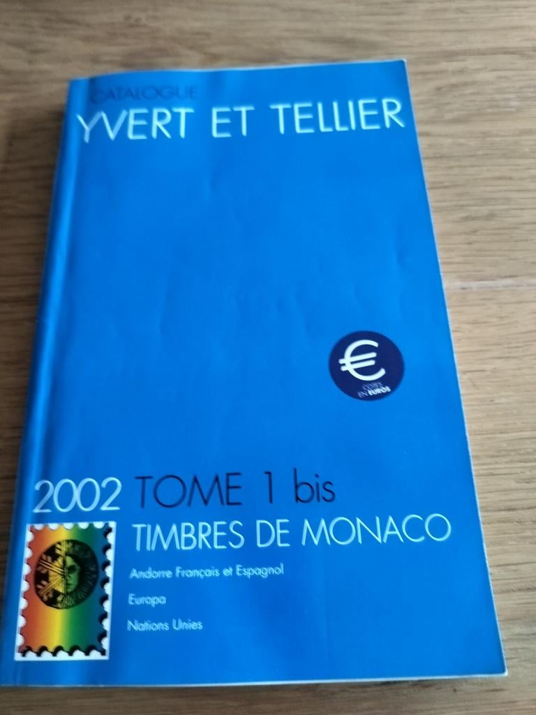 Postzegel catalogus Yvert Tellier blauw., Postzegels en Munten, Ophalen of Verzenden, Catalogus
