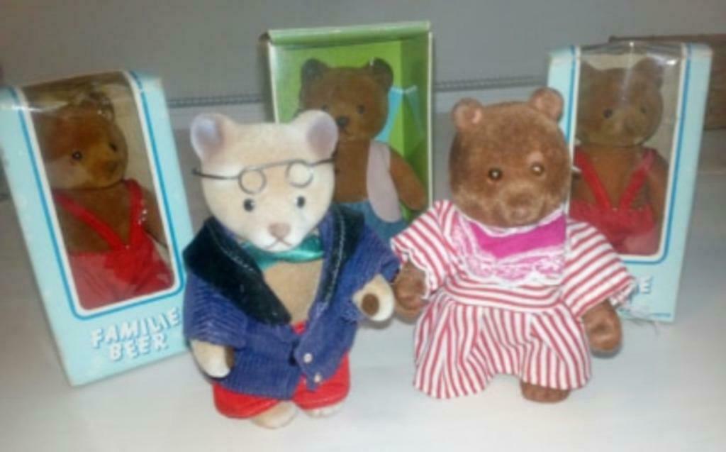 forest familie bear simba jaren 80, Ophalen of Verzenden, Zo goed als nieuw, Stoffen beer, Overige merken