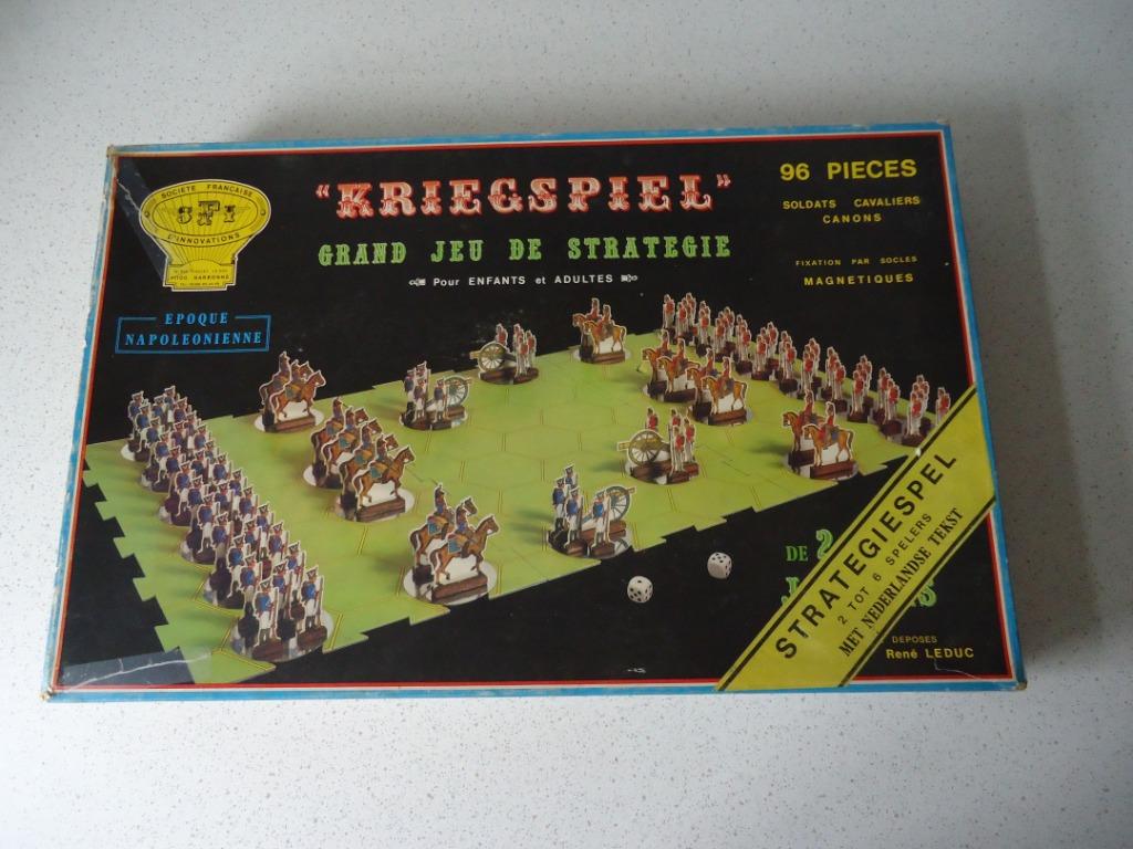 Zeer zeldzaam Vintage bordspel "Kriegspiel" Strategiespel ", Ophalen of Verzenden, Zo goed als nieuw