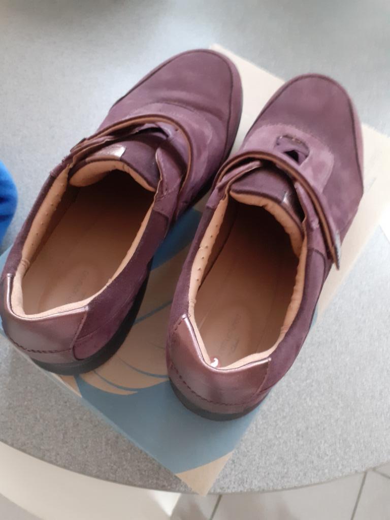 Schoenen - aubergine kleur - maat 42, Verzenden, Gedragen, Instappers