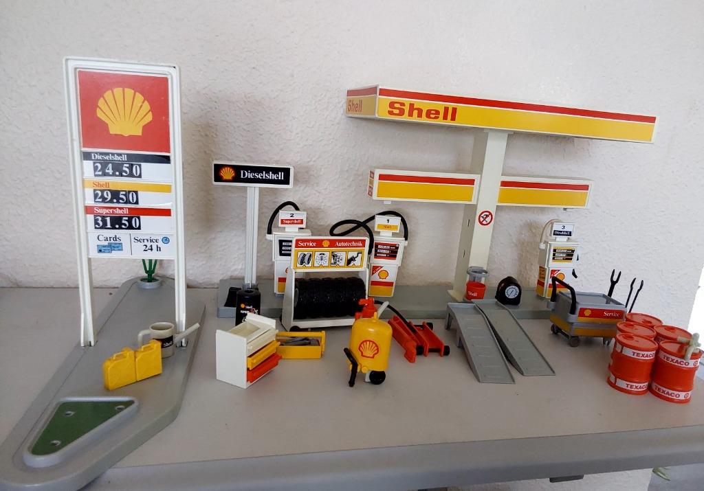 playmobil benzinestation, Ophalen, Gebruikt